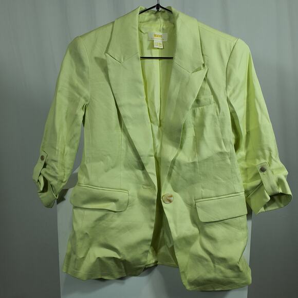 Maeve Roll-Sleeve Blazer Size 0 - Picture 2 of 7